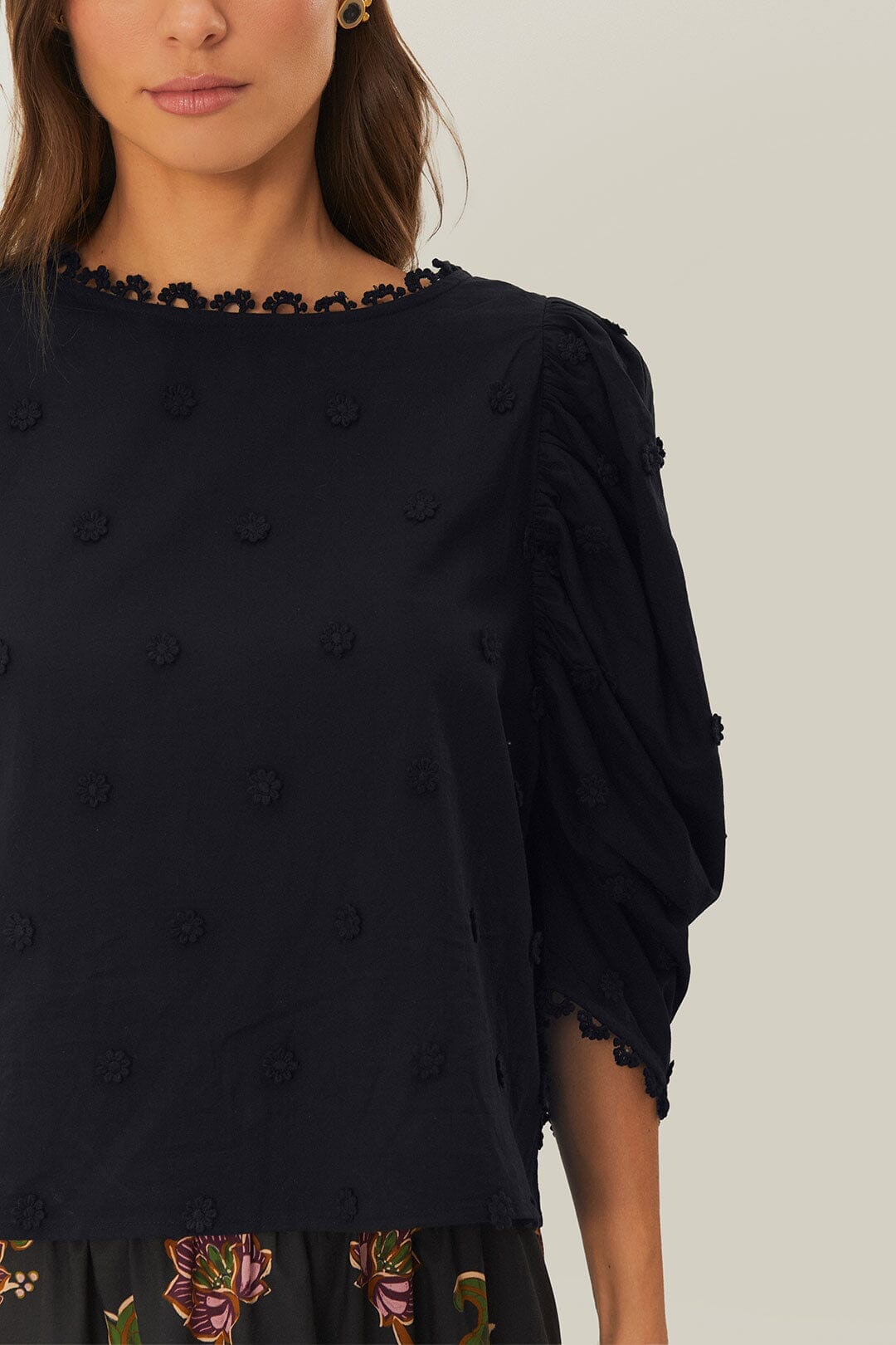 DJV_Black Chemises & Blouses - Black