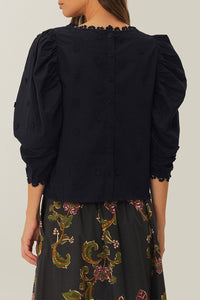 DJV_Black Chemises & Blouses - Black