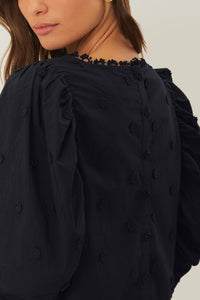 DJV_Black Chemises & Blouses - Black