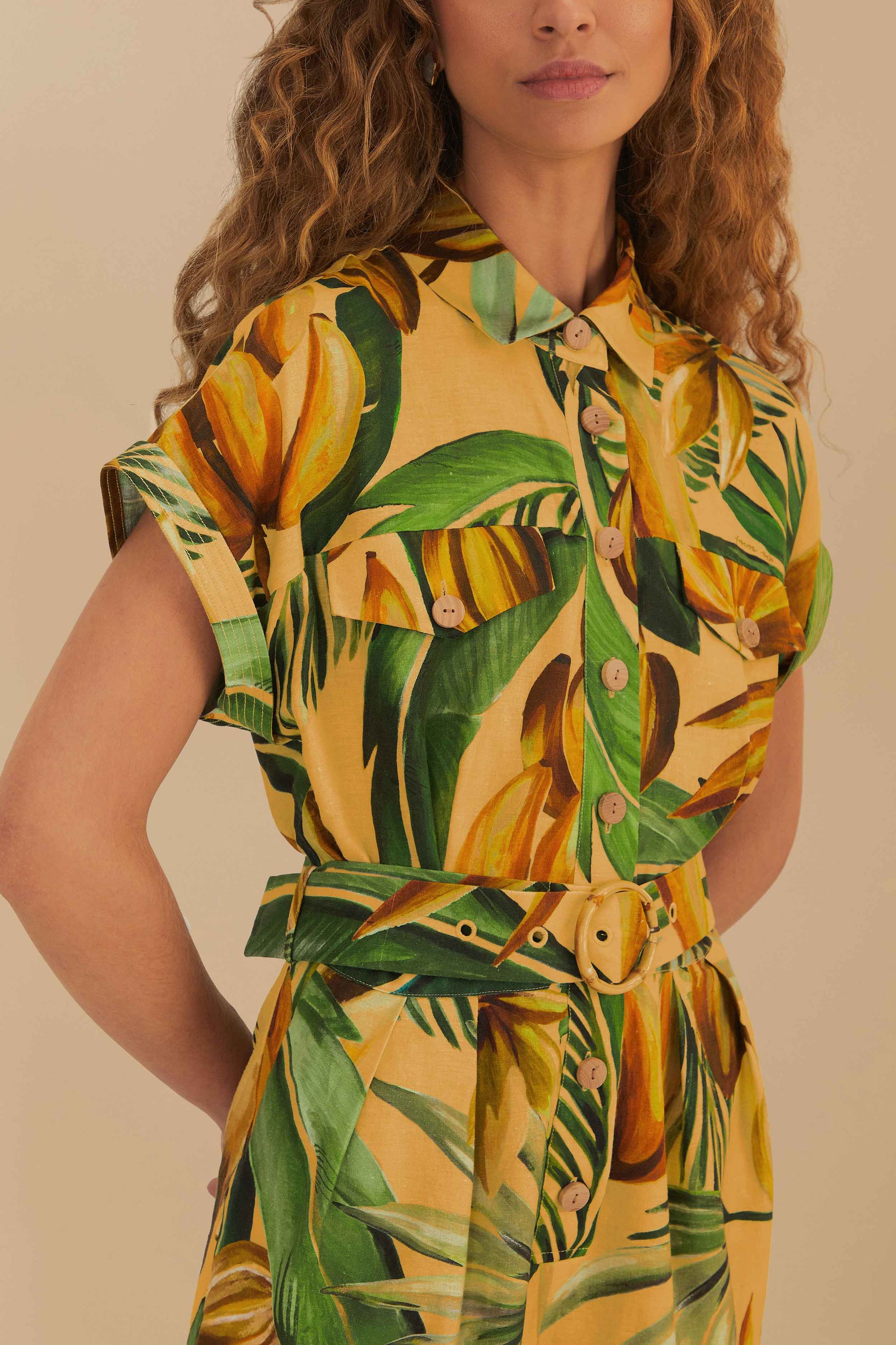 DJV_Bananart Yellow Robes courtes - Bananart Yellow
