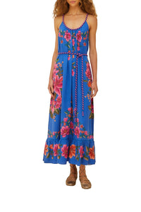 NEW_Fruit Scarf Blue Robes longues - Fruit Scarf Blue