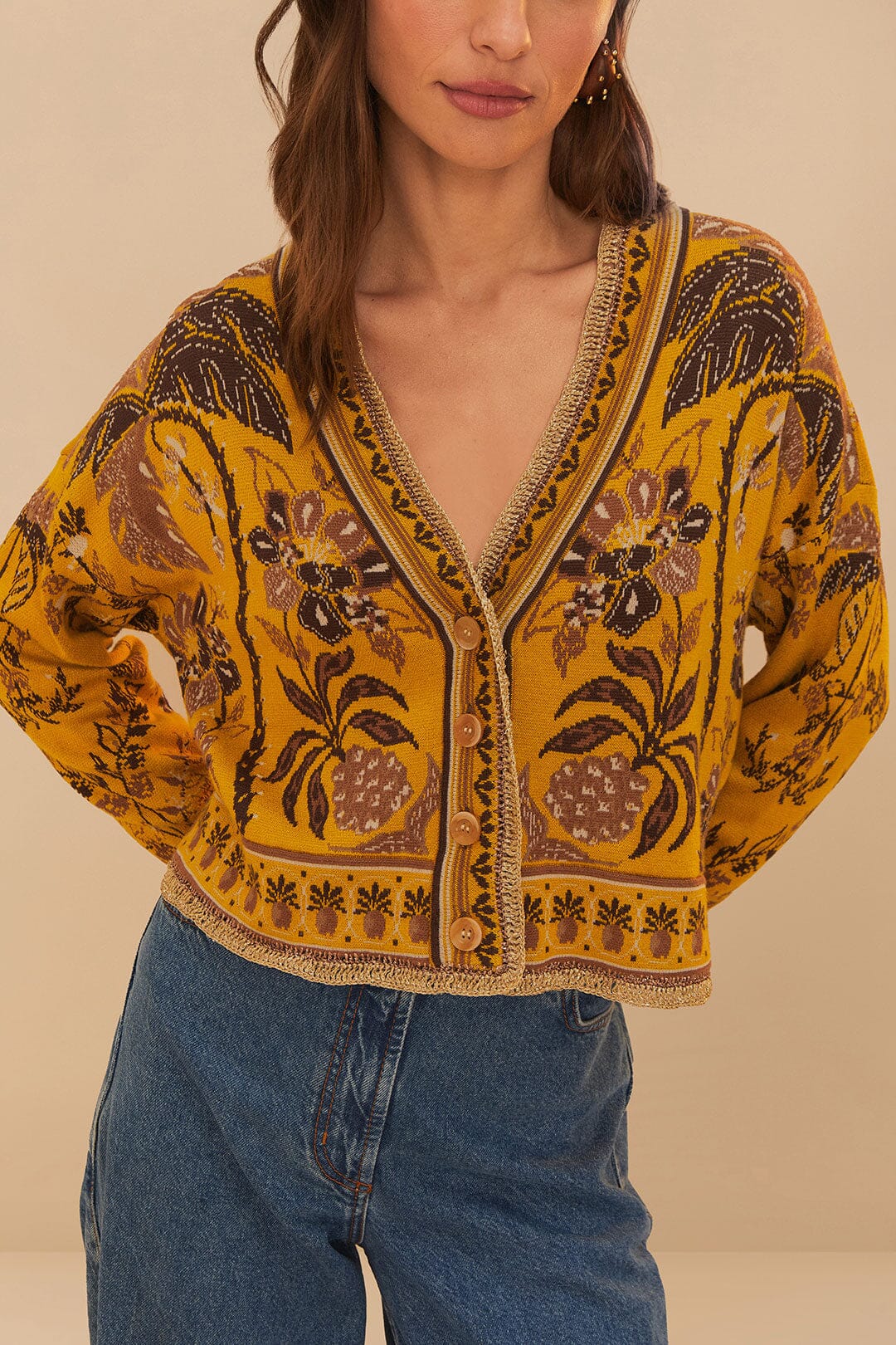 DJV_Golden Oasis Yellow Cardigans & Pulls - Golden Oasis Yellow