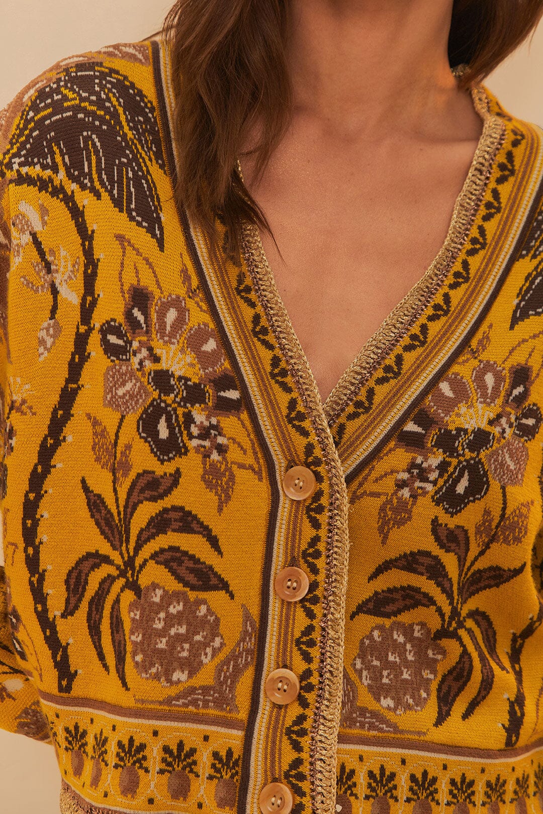 DJV_Golden Oasis Yellow Cardigans & Pulls - Golden Oasis Yellow