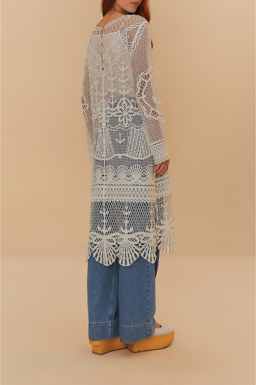 DJV_Off White Robes midi - Off White