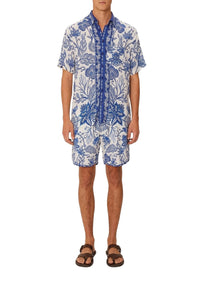 Chemise unisexe Shell Garden - Blanc
