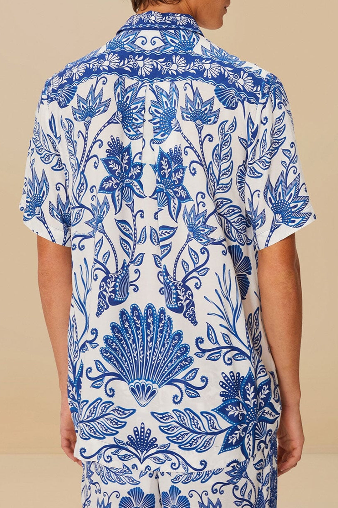 Chemise unisexe Shell Garden - Blanc
