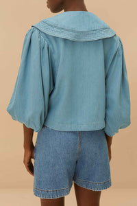 Chemise en denim - Bleu