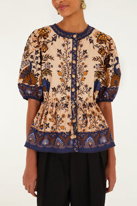 CHECK VUE_Garden Pink Blouse - Garden Pink