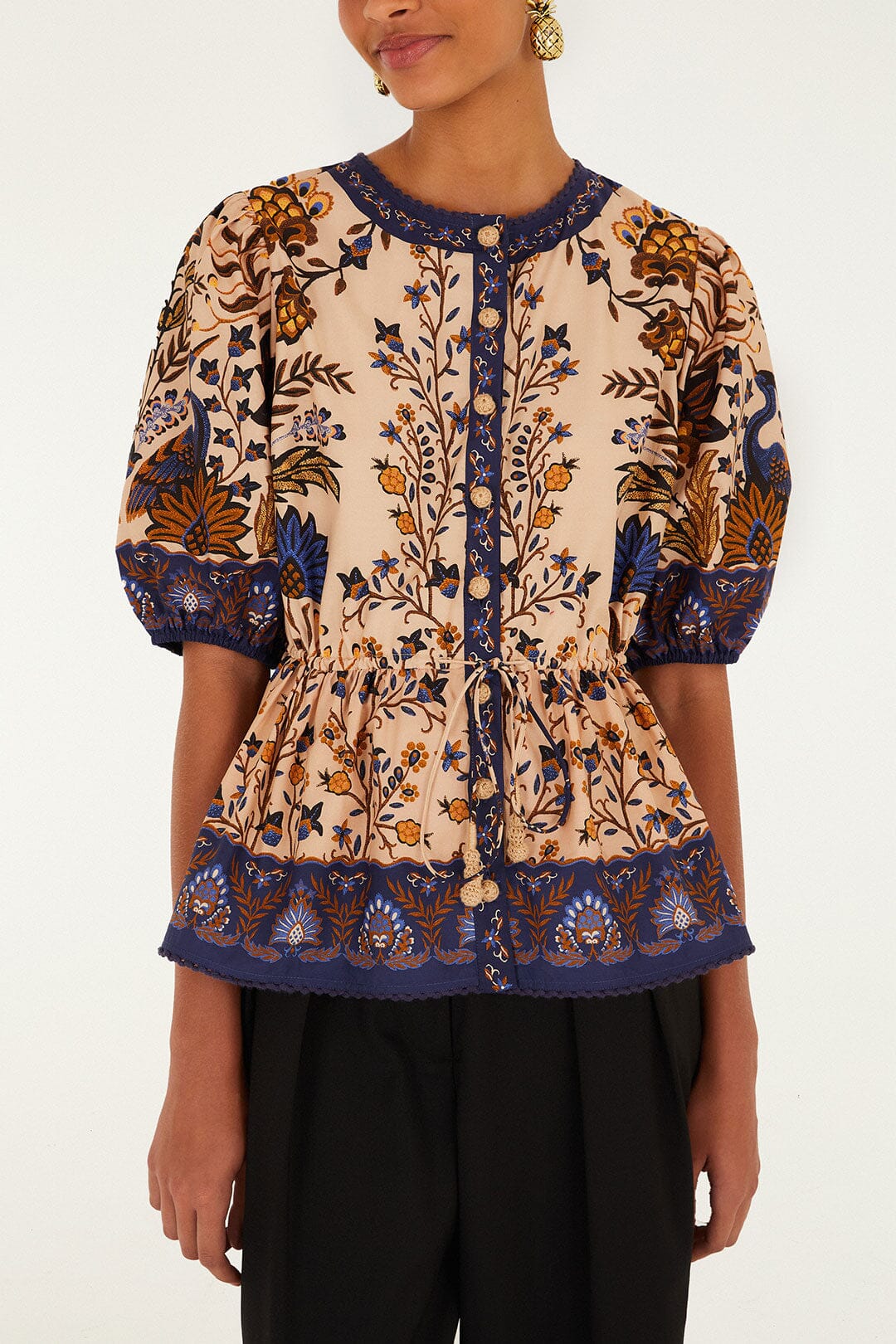 CHECK VUE_Garden Pink Blouse - Garden Pink