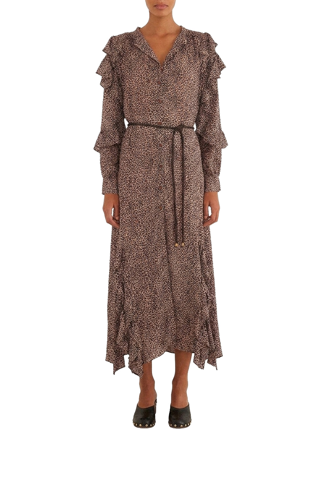 Robe midi Baby imprimée - Rose