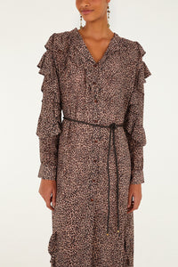 NEW_Baby Leopard Pink Robes longues - Baby Leopard Pink