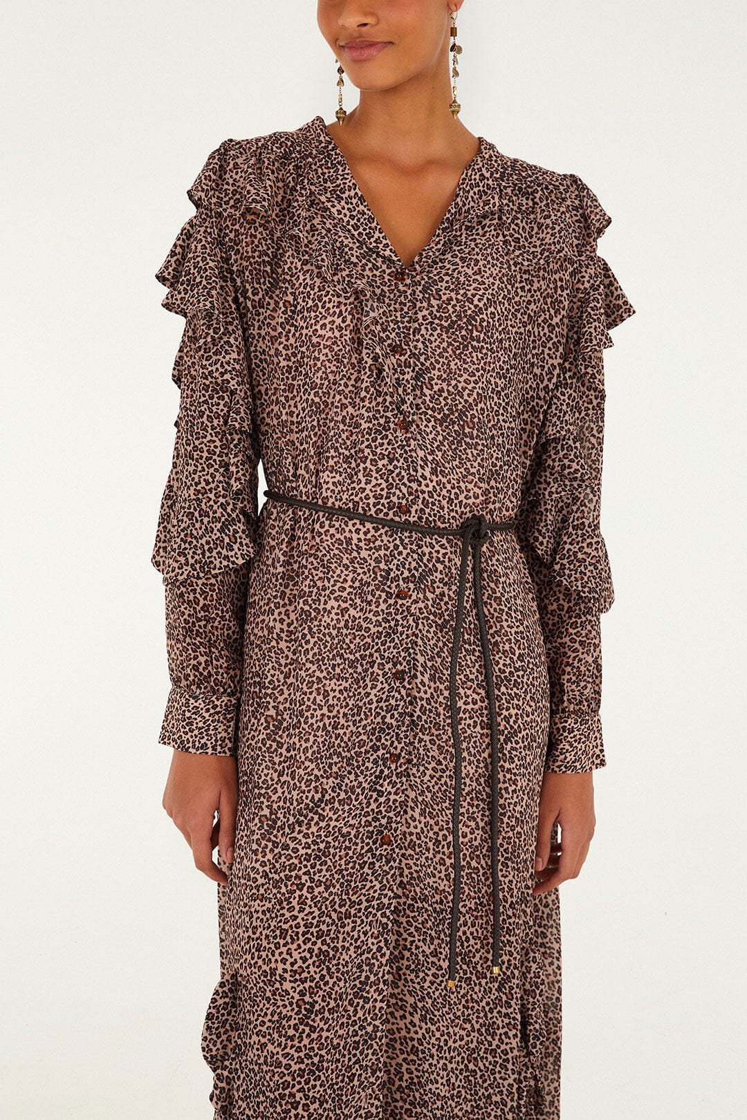 NEW_Baby Leopard Pink Robes longues - Baby Leopard Pink