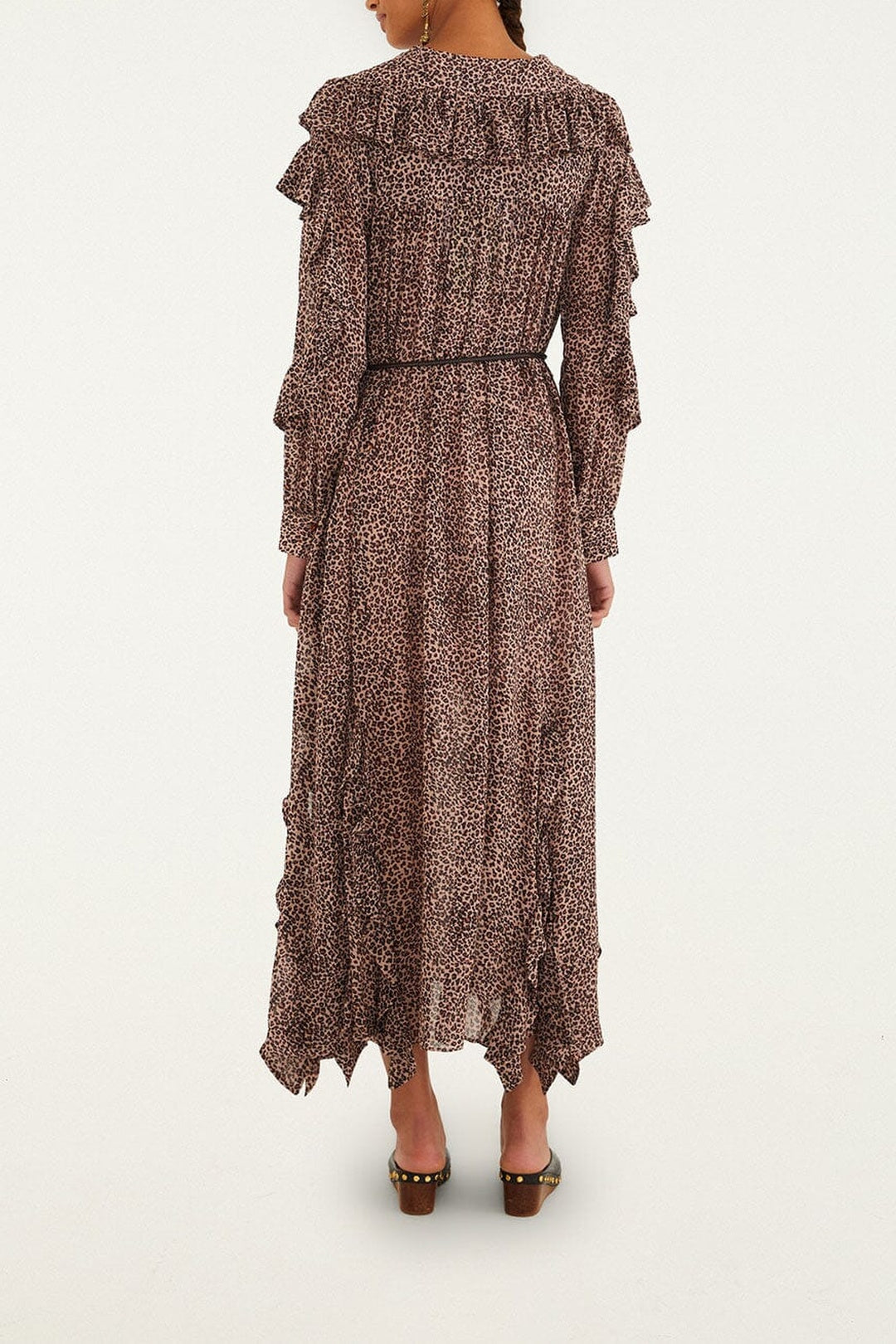 Robe midi Baby imprimée - Rose
