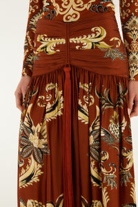 NEW_Floral Orange Jupe - Floral Orange