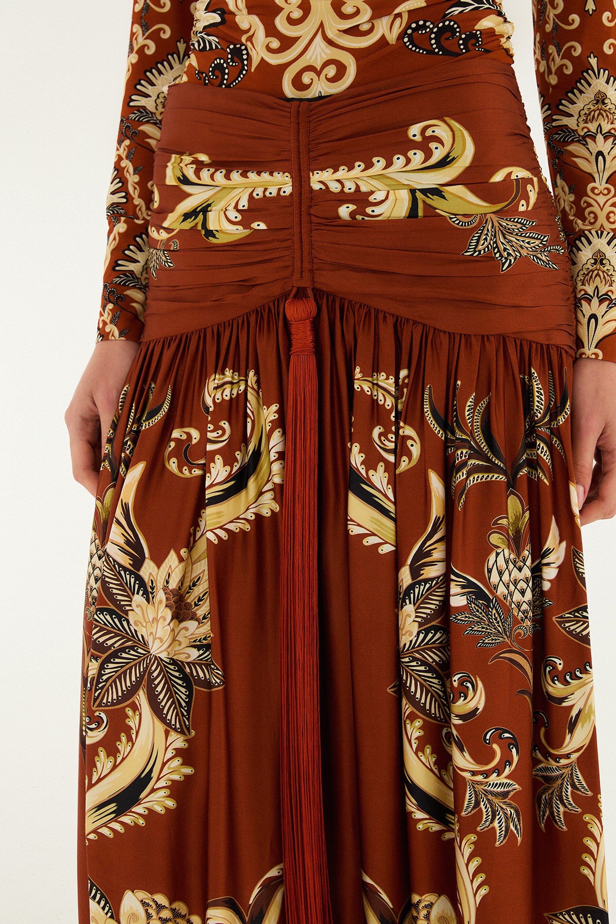 NEW_Floral Orange Jupe - Floral Orange