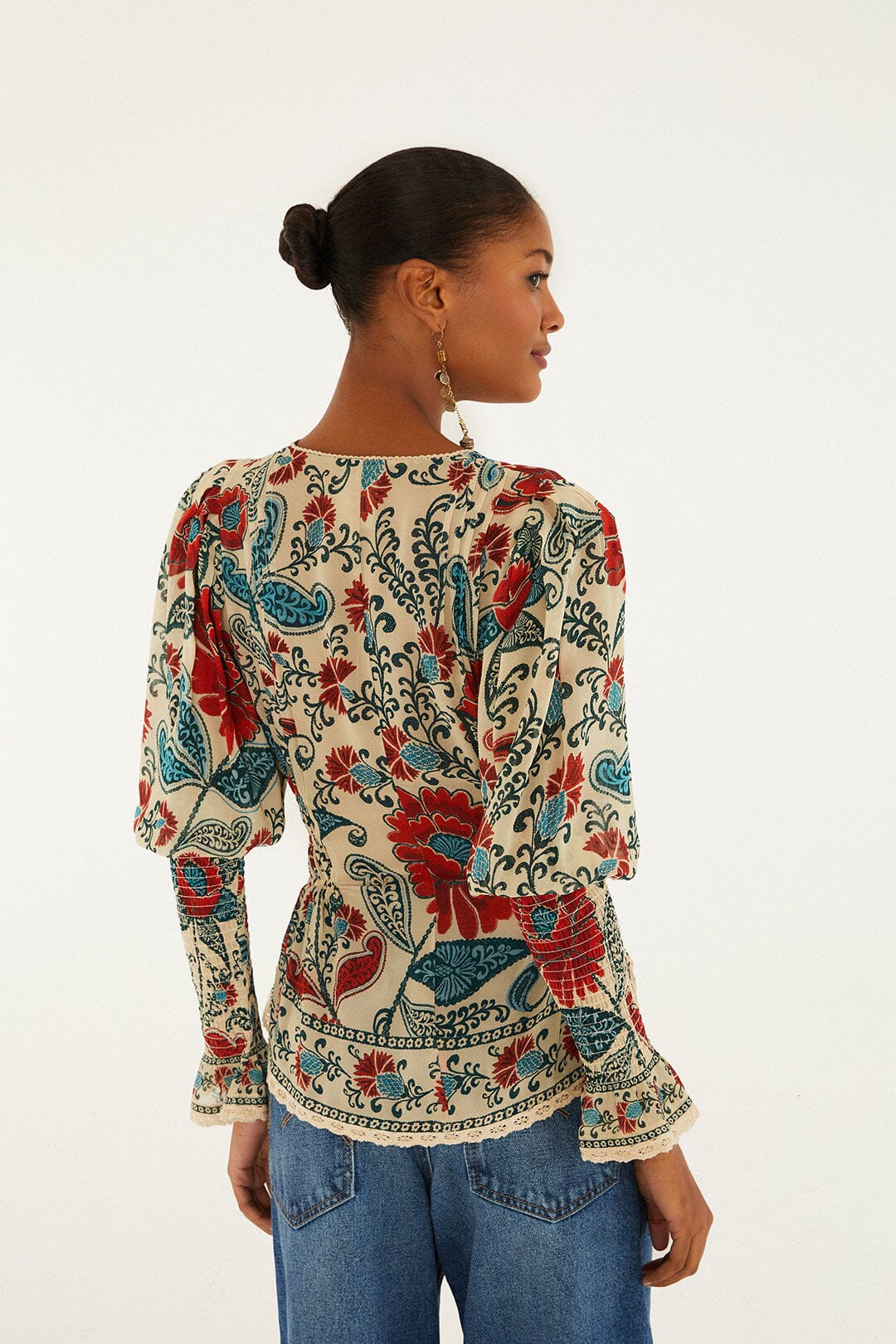 Francesca Sand Blouse - Francesca Sand