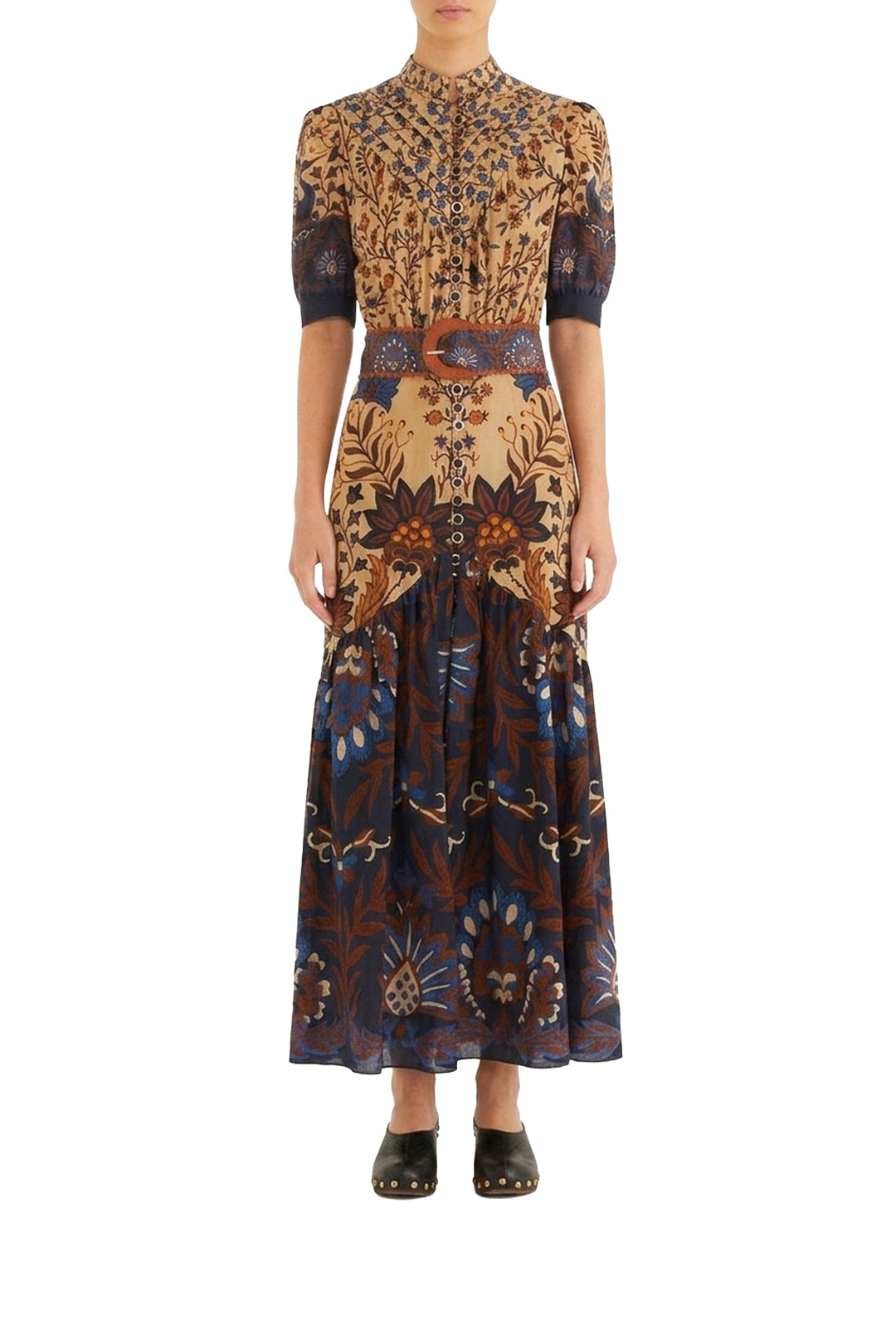 Robe midi Marvelous Garden - Beige