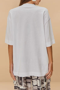 T-shirt Carioca Postcard en coton - Blanc