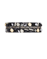 Ceinture Alais avec bijoux - Black