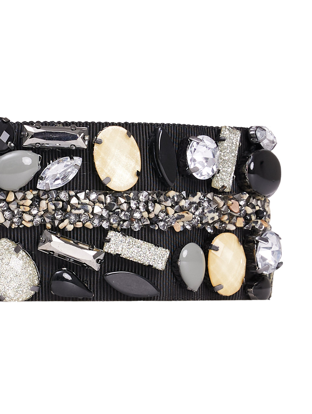 Ceinture Alais avec bijoux - Black