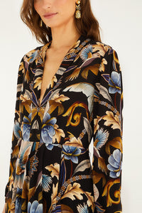 Snake Garden Black Robe longue - Snake Garden Black