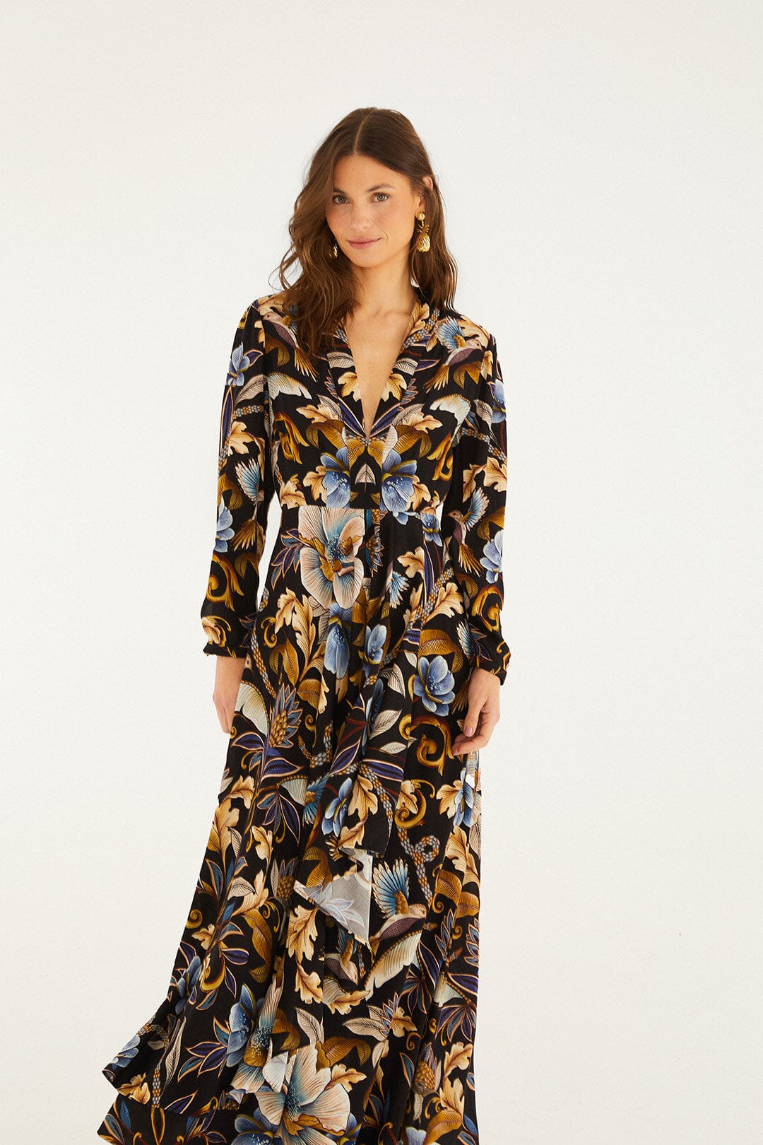 Snake Garden Black Robe longue - Snake Garden Black