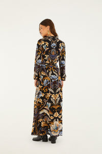 Snake Garden Black Robe longue - Snake Garden Black