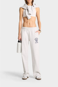 Pantalon de survêtement coupe droite imprimé - Heather Gray