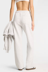 Pantalon de survêtement coupe droite imprimé - Heather Gray