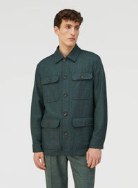 GREEN SAHARIENNE JACKET