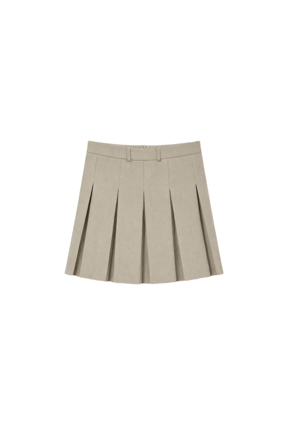 PRIX RECO : 45 // Jupe Le Jason en laine - Gris moyen
