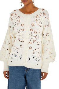 FELIX_JAMBES_Off White Cardigan - Off White