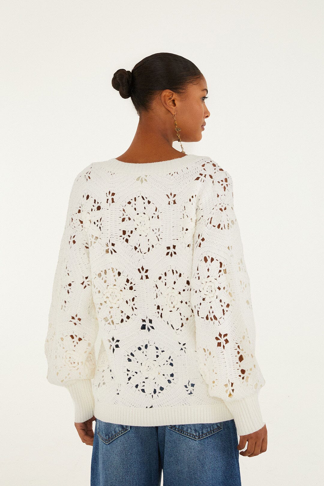 Off White Cardigan - Off White