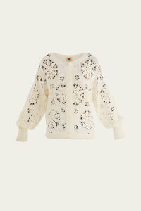 Off White Cardigan - Off White