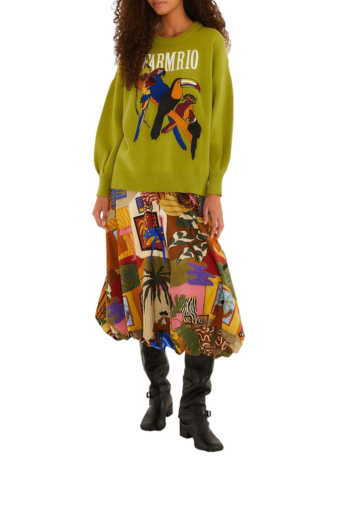 DIFFUSELY_Tropical Multicolor Jupe - Tropical Multicolor