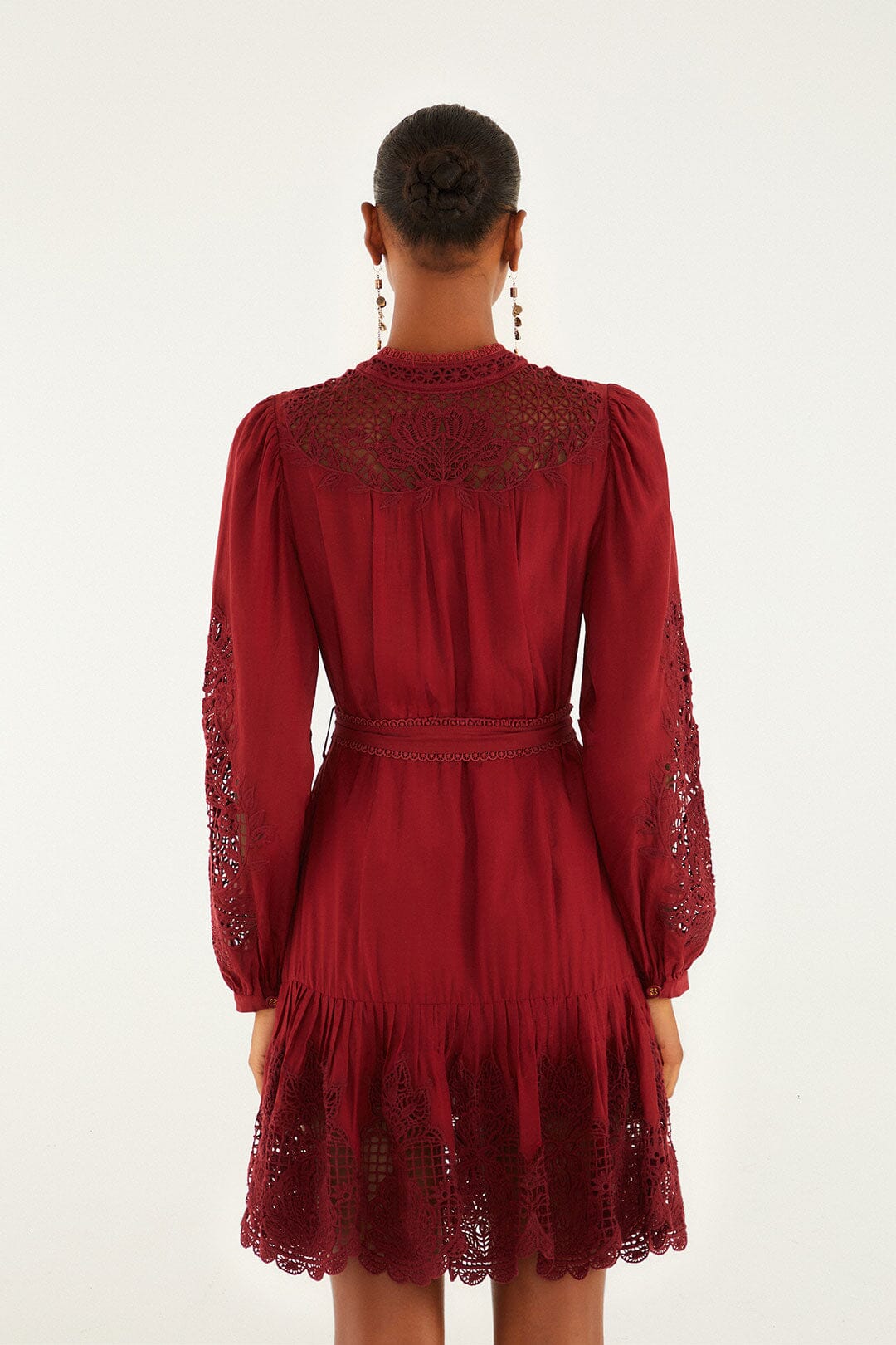 Burgundy Robe courte - Burgundy