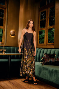 Garden Black Robe midi - Garden Black