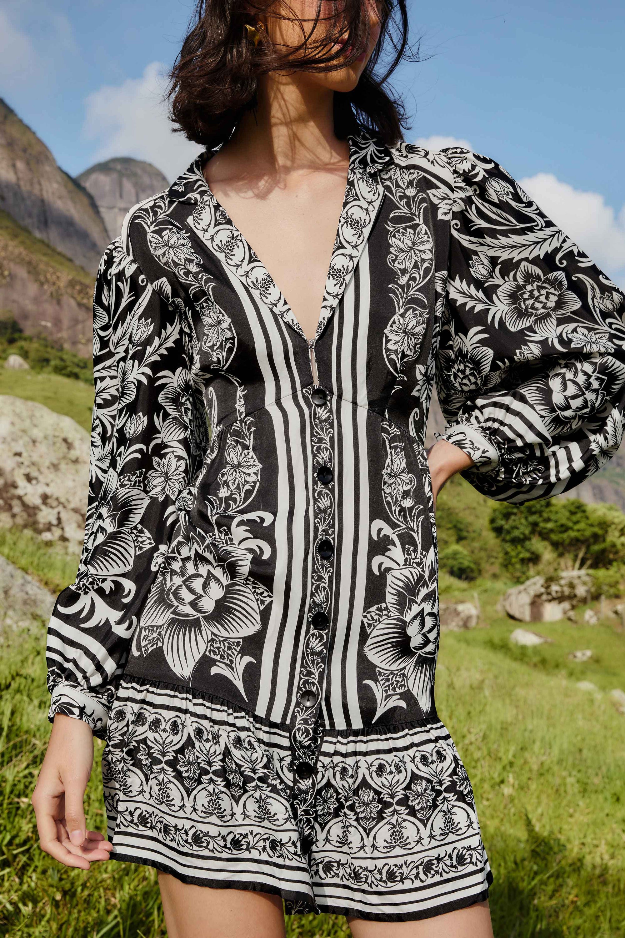 Lisbon Black Robe courte - Lisbon Black