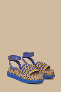 Espadrilles en crochet - Bleu