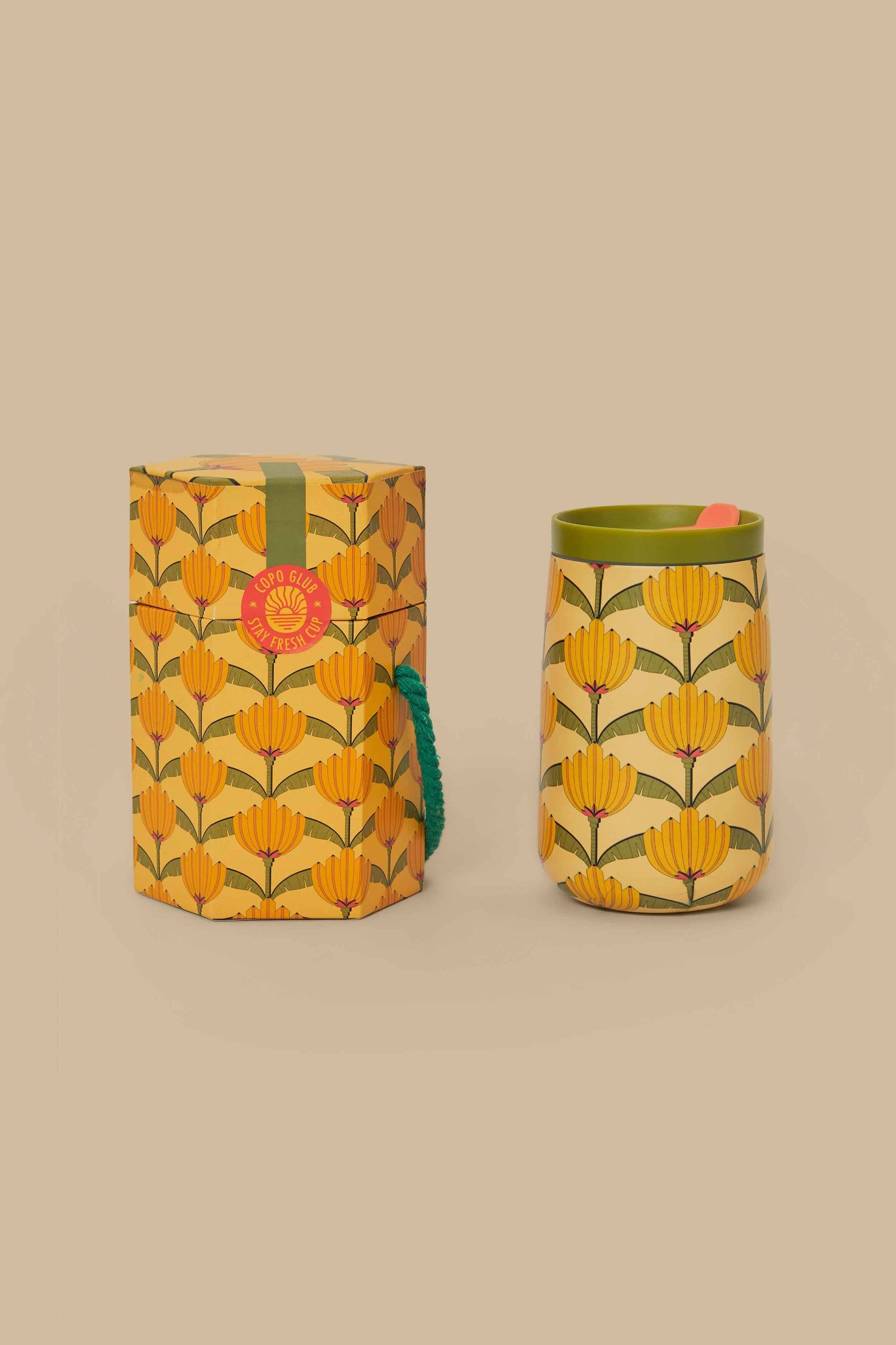Banana insulated mug - Yellow