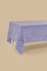 Romantic Joy linen tablecloth - Violet
