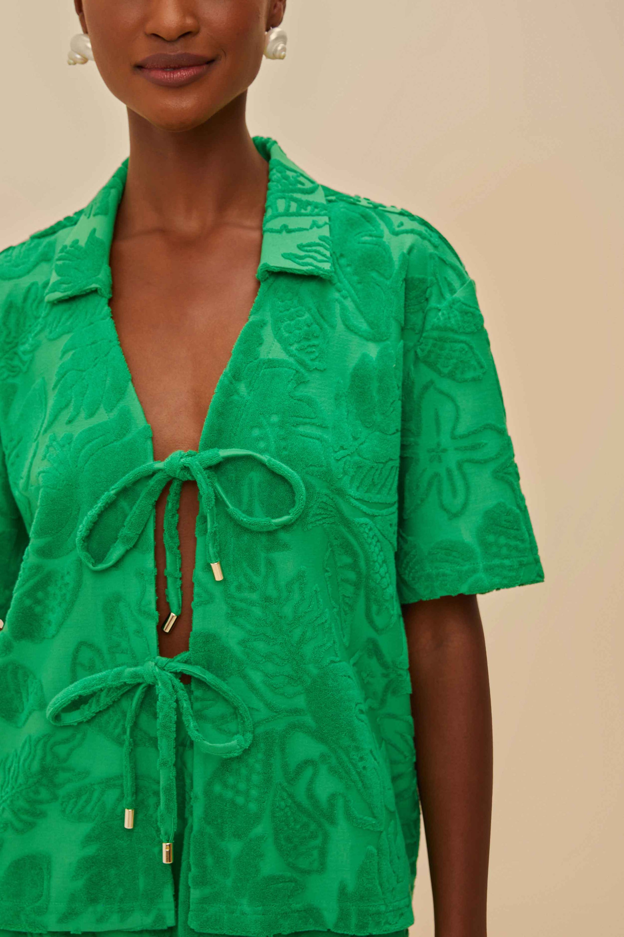 Chemise River Nature en serviette - Vert