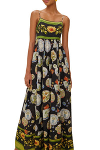 Robe longue Trip Souvenir - Noir