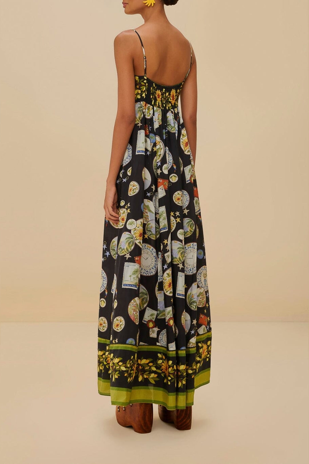Robe longue Trip Souvenir - Noir