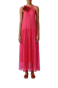 Robe longue Flower - Rose