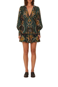 Jaipur short dress - Black
