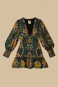 Jaipur short dress - Black