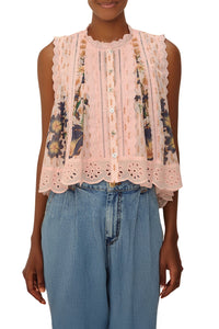 DJV_The Garden Pink Tops & T-Shirts - The Garden Pink