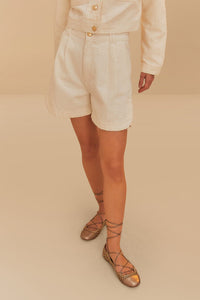 DJV_Off White Jupes & Shorts - Off White