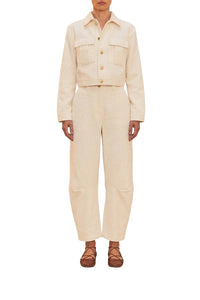 Veste Laser en twill de coton - Blanc